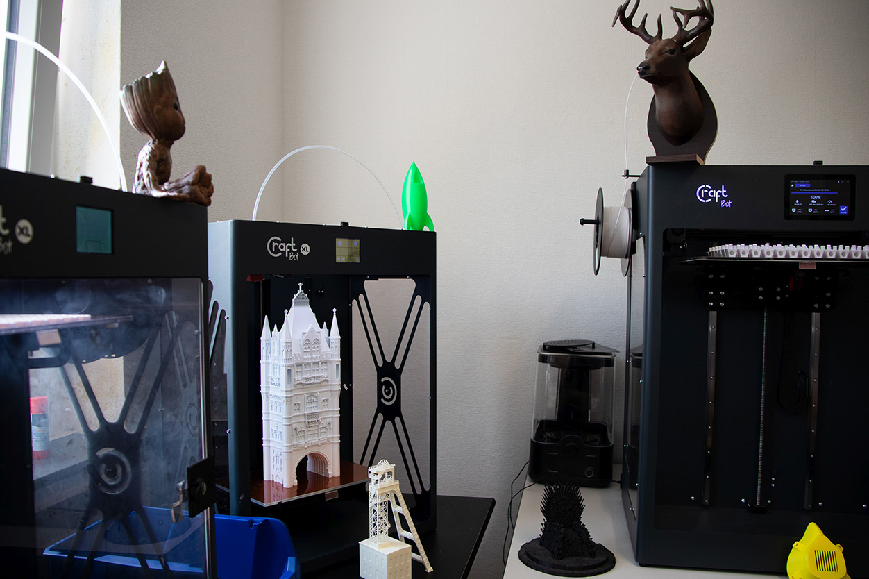 3D-Figuren und 3D-Drucker von RUHRSOURCE