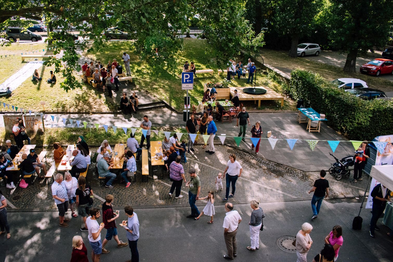 Fest im Quartiersgarten der KoFabrik